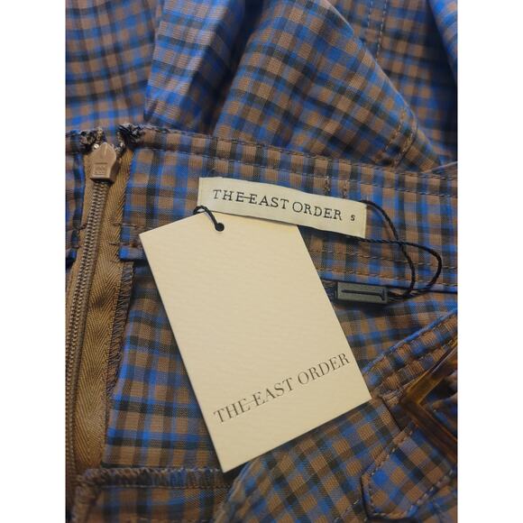 The East Order Tan Blue Trench Plaid Melody Pants Size Small NWT MSRP $179 - Picture 5 of 6